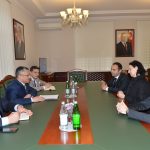 <strong>Dövlət Komitəsində Ceyhun Hacıbəylinin gəlini və nəvəsi ilə görüş olub<span style="color: #ff6600;"> – FOTO</span></strong>