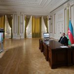 Prezident İlham Əliyevlə Moldova Prezidenti İqor Dodon arasında videokonfrans formatında görüş keçirilib