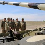 Məhərrəm Əliyev və Zakir Həsənov cəbhə bölgəsindəki texnikanın döyüş qabiliyyətini yoxlayıblar – VİDEO