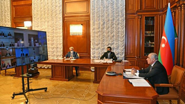 Nazirlər Kabinetində koronavirusla mübarizənin vəziyyəti müzakirə olunub