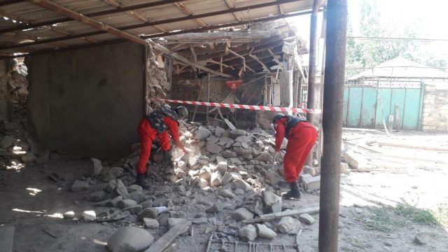 Tovuzun kəndlərində ermənilərin atdığı mərmilərin qalıqları aşkarlandı