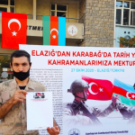 Türkiyənin Elazığ şəhərində Azərbaycan Ordusuna dəstək aksiyası təşkil olunub